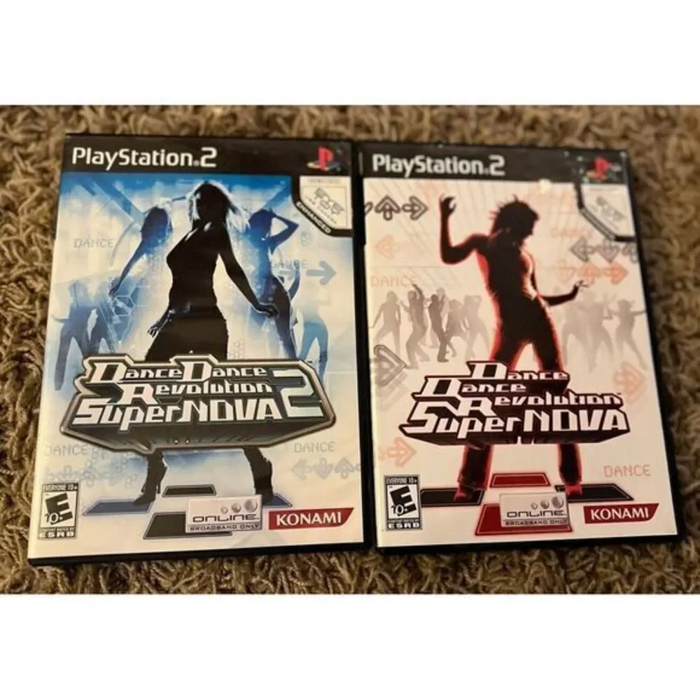 Ps2 Games Lot  Need For Speed, Underground 2, DD Revolution, Football,‎ NASCAR